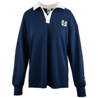 Women's nike u-state overzied rugby navy polo
